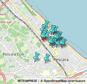 Mappa Via Raffaello Sanzio, 65100 Pescara PE, Italia (0.5265)