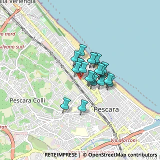 Mappa Via Raffaello Sanzio, 65124 Pescara PE, Italia (0.4935)