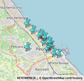 Mappa Viale Regina Margherita, 65121 Pescara PE, Italia (1.15077)