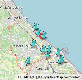 Mappa Via Volturno, 65123 Pescara PE, Italia (1.76273)
