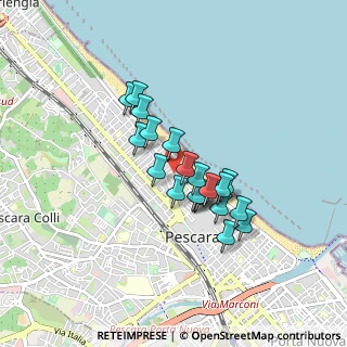 Mappa Via Volturno, 65123 Pescara PE, Italia (0.673)