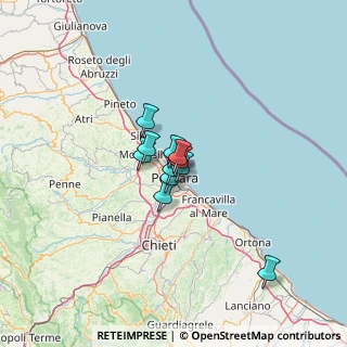 Mappa Via Volturno, 65123 Pescara PE, Italia (6.83455)