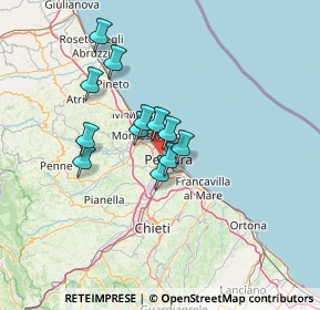 Mappa Str. Colle Marino, 65125 Pescara PE, Italia (10.44583)