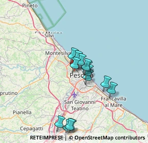 Mappa Str. Colle Marino, 65125 Pescara PE, Italia (6.42643)