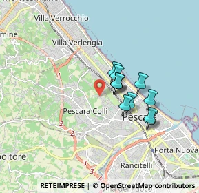 Mappa Str. Colle Marino, 65125 Pescara PE, Italia (1.28727)