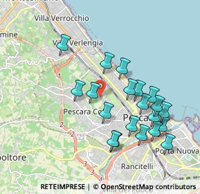 Mappa Str. Colle Marino, 65125 Pescara PE, Italia (1.965)