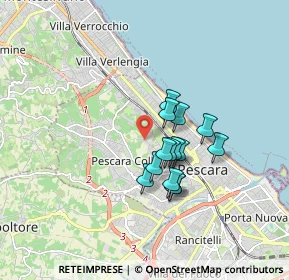 Mappa Str. Colle Marino, 65125 Pescara PE, Italia (1.31786)