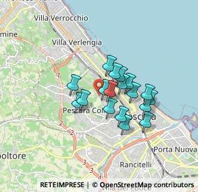 Mappa Str. Colle Marino, 65125 Pescara PE, Italia (1.24222)