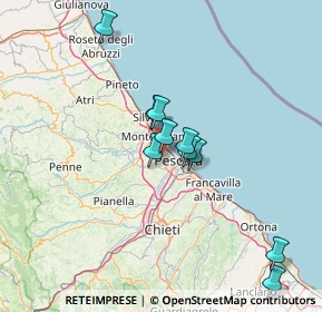 Mappa Via Vado del Sole, 65125 Pescara PE, Italia (19.34231)