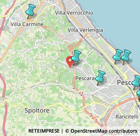 Mappa Via Vado del Sole, 65125 Pescara PE, Italia (3.46909)