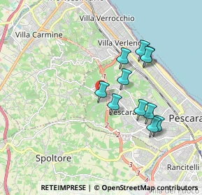 Mappa Via Vado del Sole, 65125 Pescara PE, Italia (1.69273)