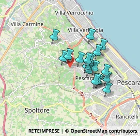 Mappa Via Vado del Sole, 65125 Pescara PE, Italia (1.45667)