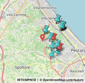 Mappa Via Vado del Sole, 65125 Pescara PE, Italia (1.6595)