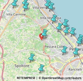 Mappa Via Vado del Sole, 65125 Pescara PE, Italia (2.82412)