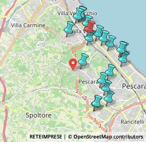 Mappa Via Vado del Sole, 65125 Pescara PE, Italia (2.234)