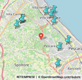 Mappa Via Vado del Sole, 65125 Pescara PE, Italia (2.50909)