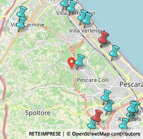 Mappa Via Vado del Sole, 65125 Pescara PE, Italia (3.155)