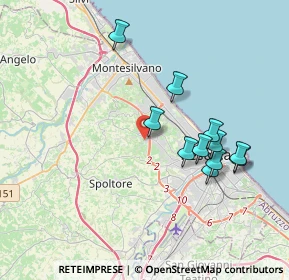 Mappa Via Vado del Sole, 65125 Pescara PE, Italia (3.72455)