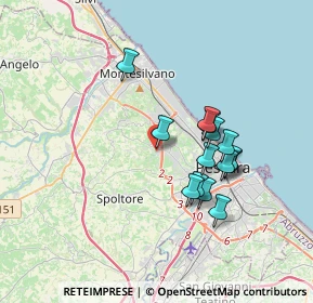 Mappa Via Vado del Sole, 65125 Pescara PE, Italia (3.20214)