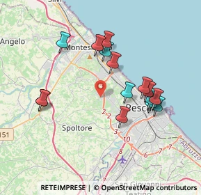 Mappa Via Vado del Sole, 65125 Pescara PE, Italia (3.72067)