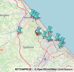 Mappa Via Vado del Sole, 65125 Pescara PE, Italia (3.47182)