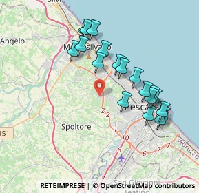 Mappa Via Vado del Sole, 65125 Pescara PE, Italia (3.79526)