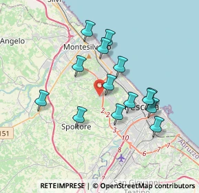 Mappa Via Vado del Sole, 65125 Pescara PE, Italia (3.43286)