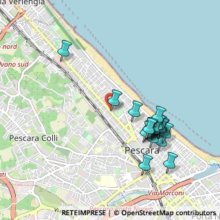 Mappa Viale Giovanni Bovio, 65100 Pescara PE, Italia (1.06684)