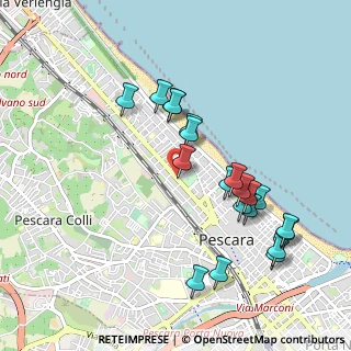 Mappa Viale Giovanni Bovio, 65100 Pescara PE, Italia (1.028)