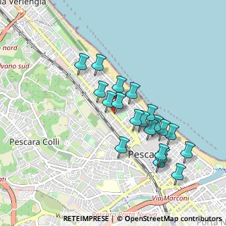 Mappa Viale Giovanni Bovio, 65100 Pescara PE, Italia (0.901)