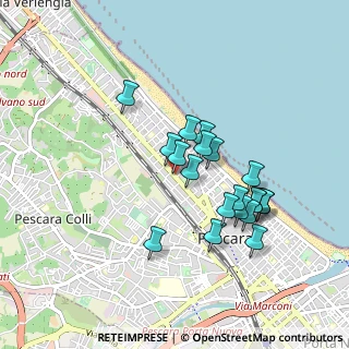 Mappa Viale Giovanni Bovio, 65100 Pescara PE, Italia (0.825)