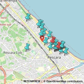 Mappa Viale Giovanni Bovio, 65100 Pescara PE, Italia (0.7875)