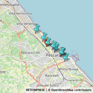 Mappa Viale Giovanni Bovio, 65100 Pescara PE, Italia (1.11545)