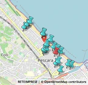 Mappa Viale Regina Elena, 65123 Pescara PE, Italia (0.8795)
