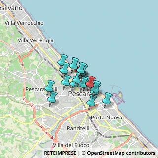 Mappa Viale Regina Elena, 65123 Pescara PE, Italia (1.02526)