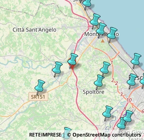 Mappa Via Vestina, 65010 Cappelle Sul Tavo PE, Italia (5.94778)