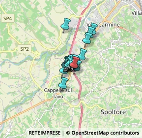 Mappa Via Vestina, 65010 Cappelle Sul Tavo PE, Italia (0.7015)