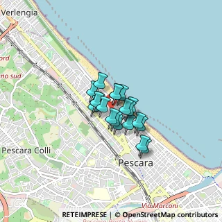 Mappa Pescara, 65123 Pescara PE, Italia (0.465)