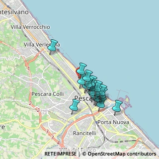 Mappa Piazza San Francesco d'Assisi, 65123 Pescara PE, Italia (1.38053)
