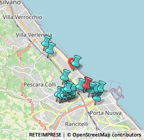 Mappa Piazza S. Francesco d'Assisi, 65123 Pescara PE, Italia (1.6865)