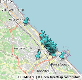 Mappa Piazza S. Francesco d'Assisi, 65123 Pescara PE, Italia (1.38053)