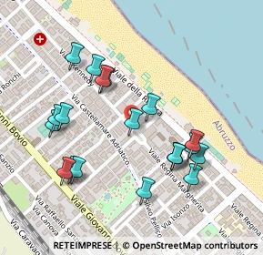 Mappa Piazza S. Francesco d'Assisi, 65123 Pescara PE, Italia (0.2525)