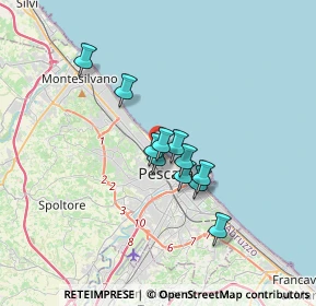 Mappa Piazza S. Francesco d'Assisi, 65123 Pescara PE, Italia (2.52818)