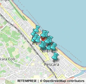 Mappa Piazza S. Francesco d'Assisi, 65123 Pescara PE, Italia (0.4645)