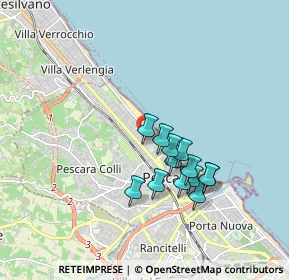 Mappa Via Eugenia Ravasco, 65123 Pescara PE, Italia (1.56923)