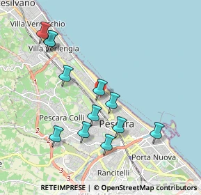Mappa Via Eugenia Ravasco, 65123 Pescara PE, Italia (2.0525)
