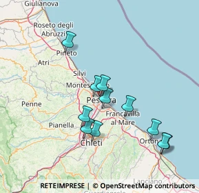 Mappa Via Eugenia Ravasco, 65123 Pescara PE, Italia (14.11727)