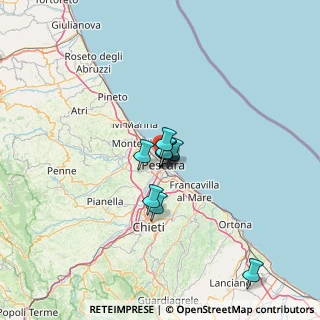 Mappa Via Eugenia Ravasco, 65123 Pescara PE, Italia (20.37429)