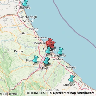 Mappa Via Eugenia Ravasco, 65123 Pescara PE, Italia (12.58167)