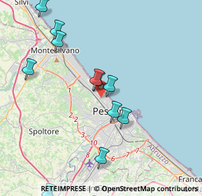 Mappa 65123 Pescara PE, Italia (4.38091)